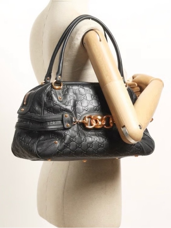 Gucci Handbags - Gucci monogram horsebit  wave medium shoulder bag